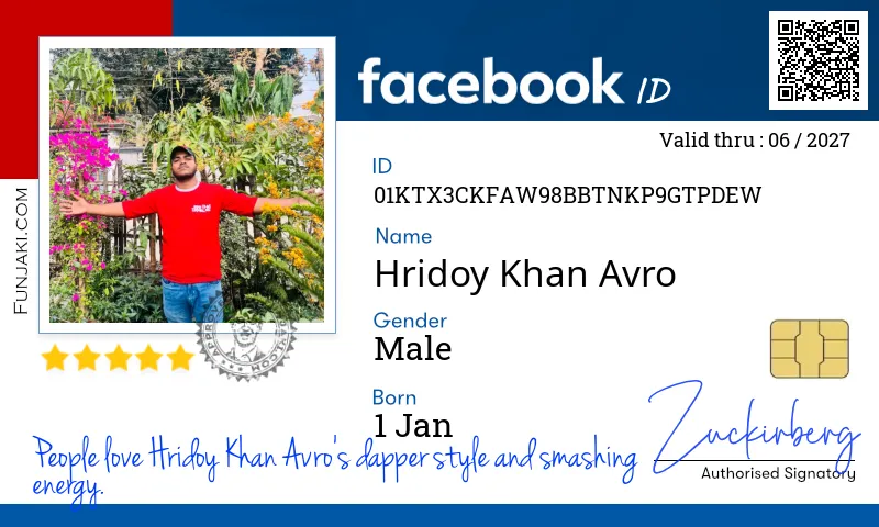 Facebook ID Card