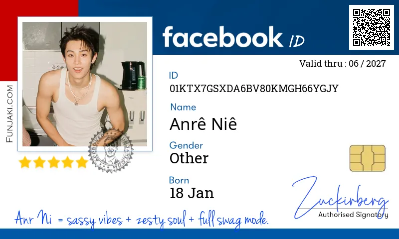 Facebook ID Card