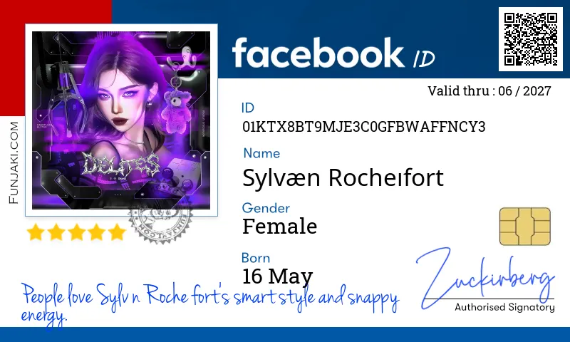 Facebook ID Card