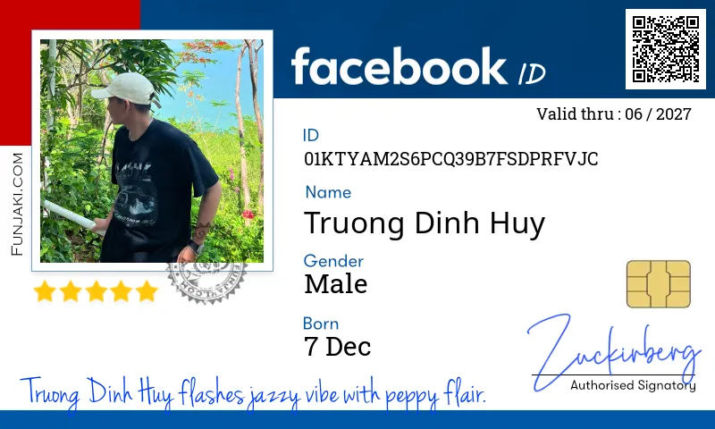 Facebook ID Card