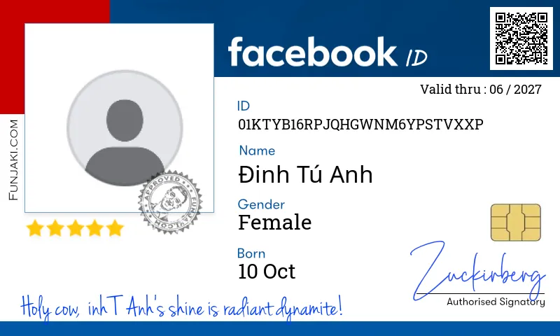Facebook ID Card