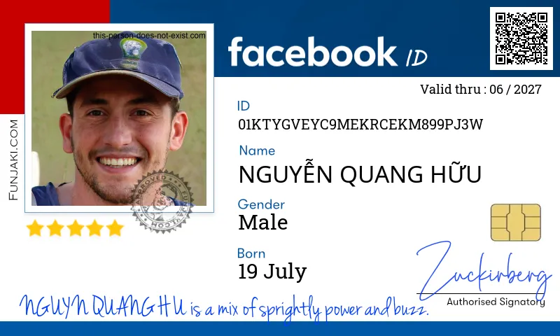 Facebook ID Card
