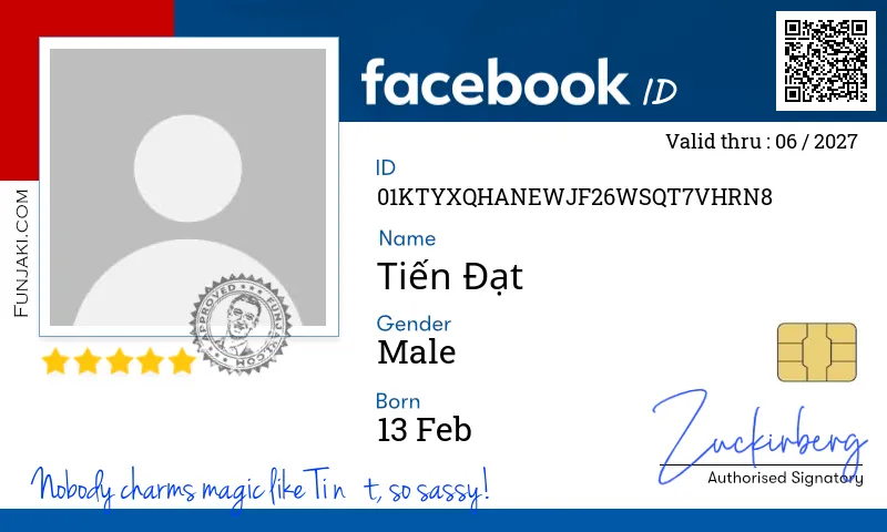 Facebook ID Card