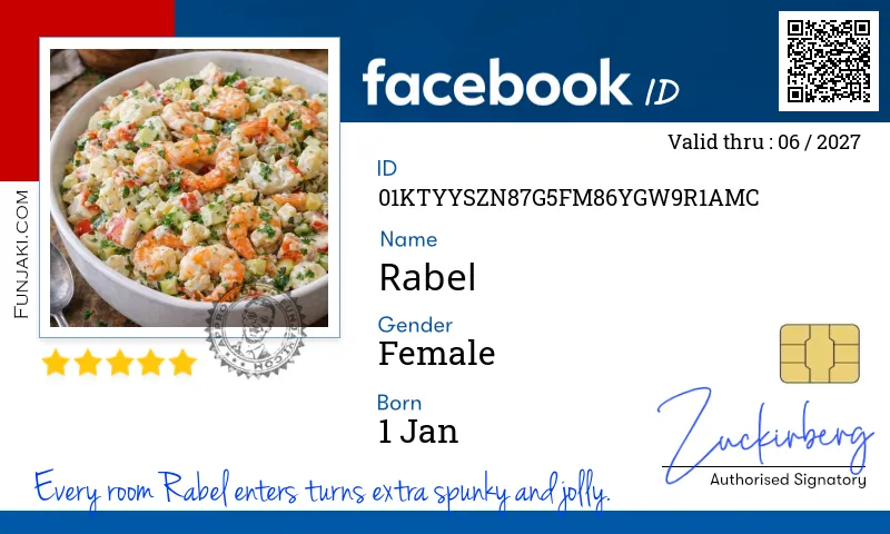 Facebook ID Card