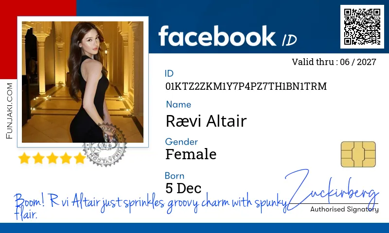 Facebook ID Card