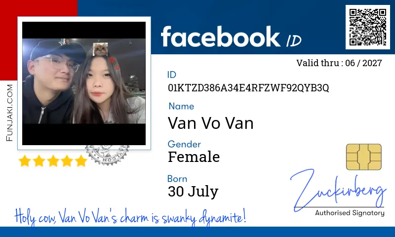 Facebook ID Card