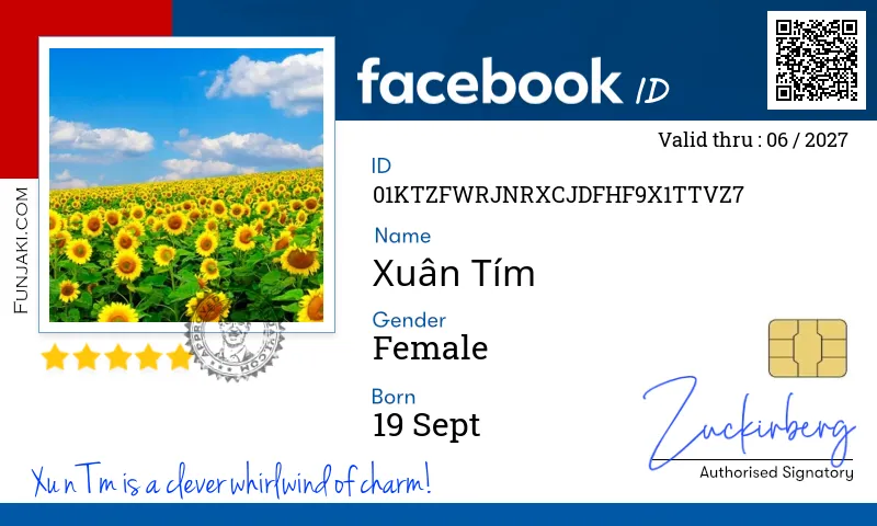 Facebook ID Card