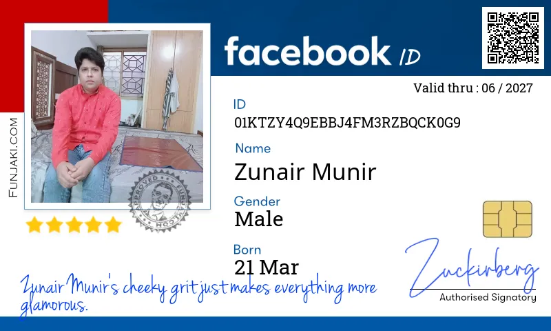 Facebook ID Card