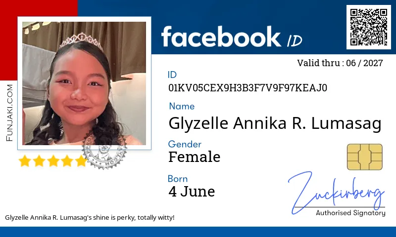 Facebook ID Card
