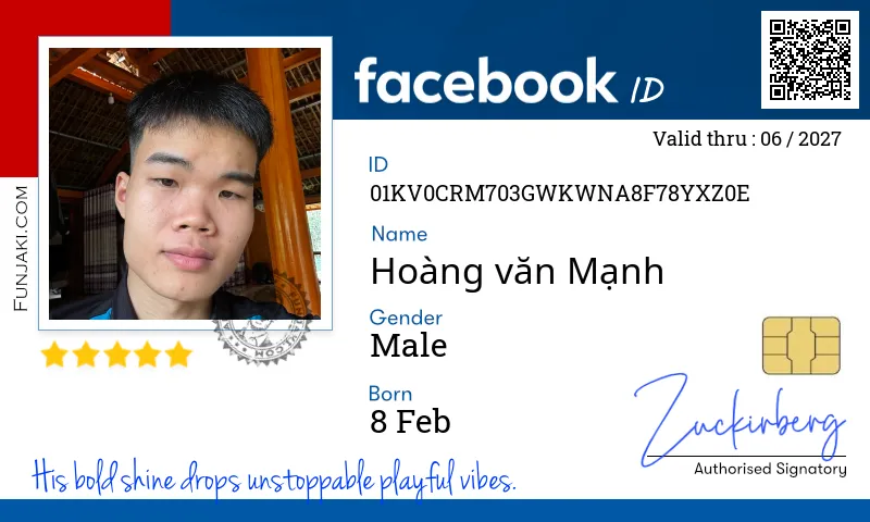 Facebook ID Card