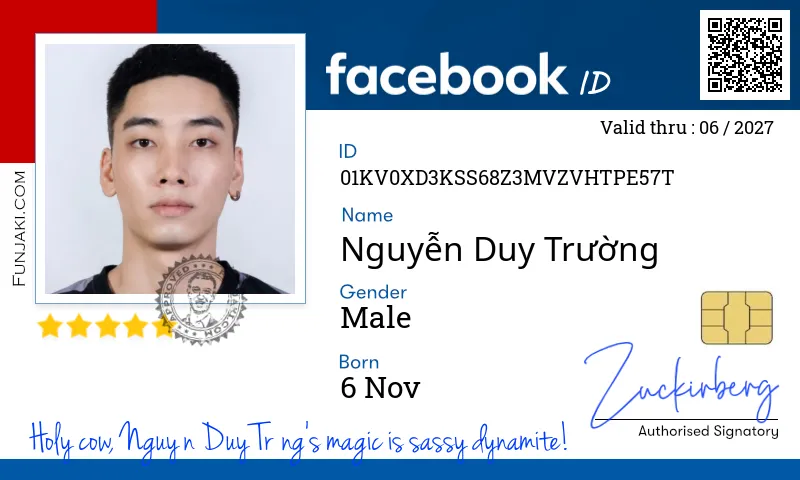 Facebook ID Card