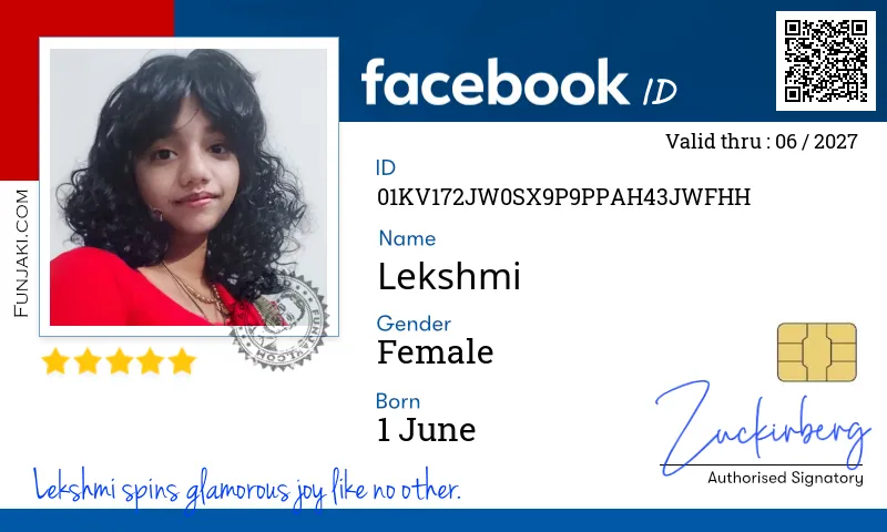 Facebook ID Card