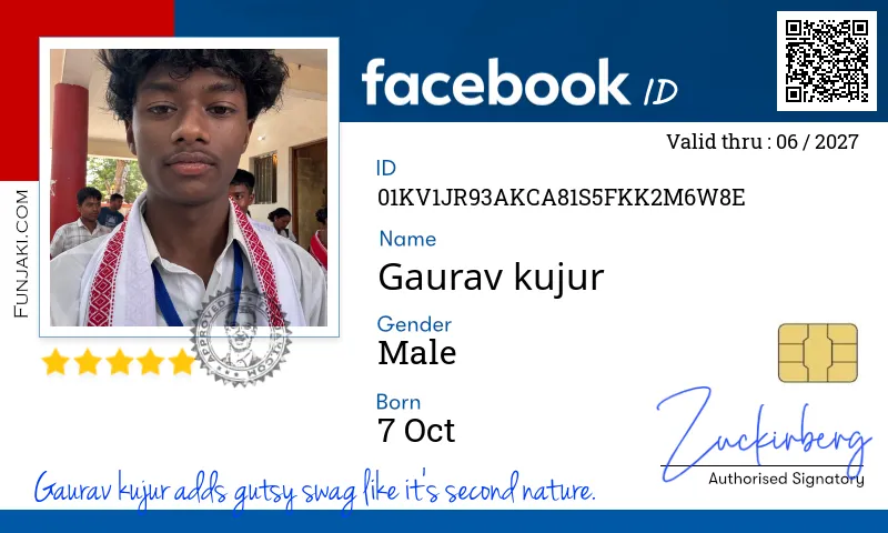 Facebook ID Card