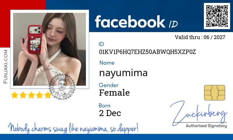 Facebook ID Card
