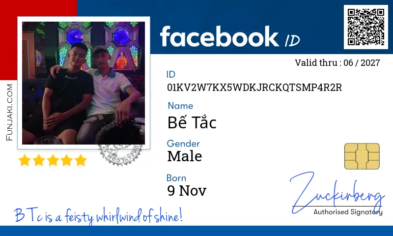 Facebook ID Card