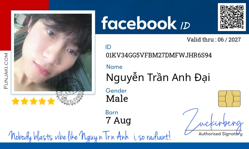 Facebook ID Card