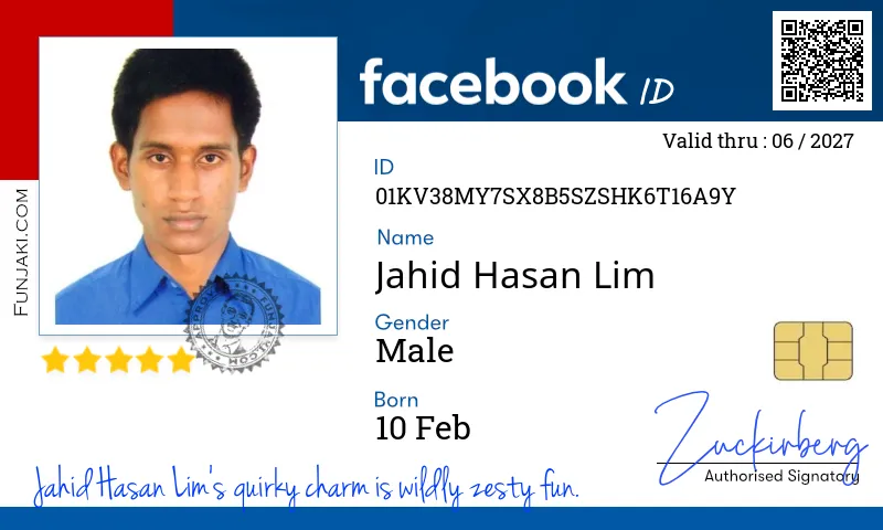 Facebook ID Card