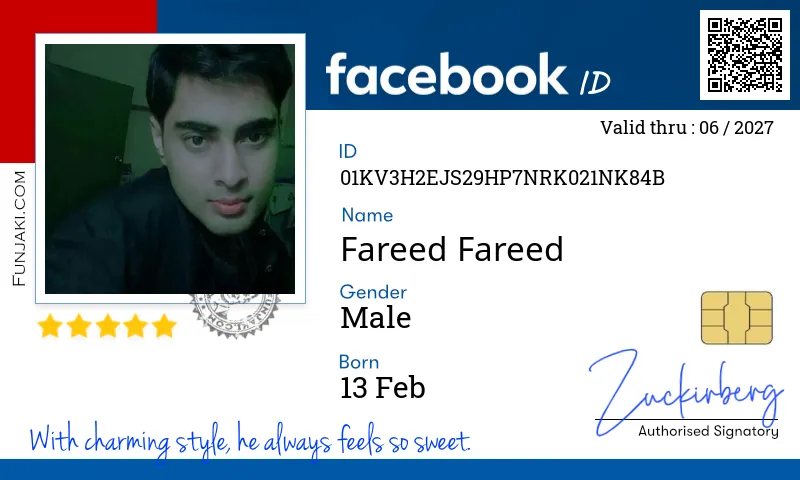 Facebook ID Card