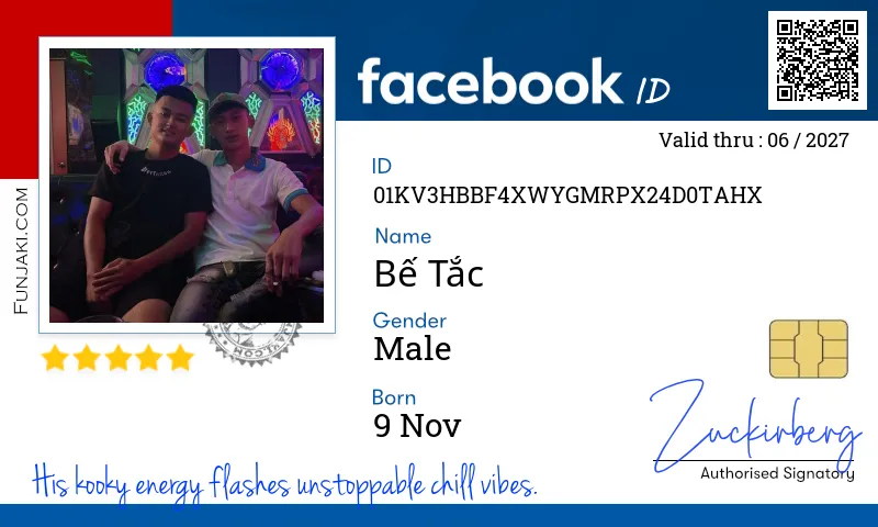Facebook ID Card