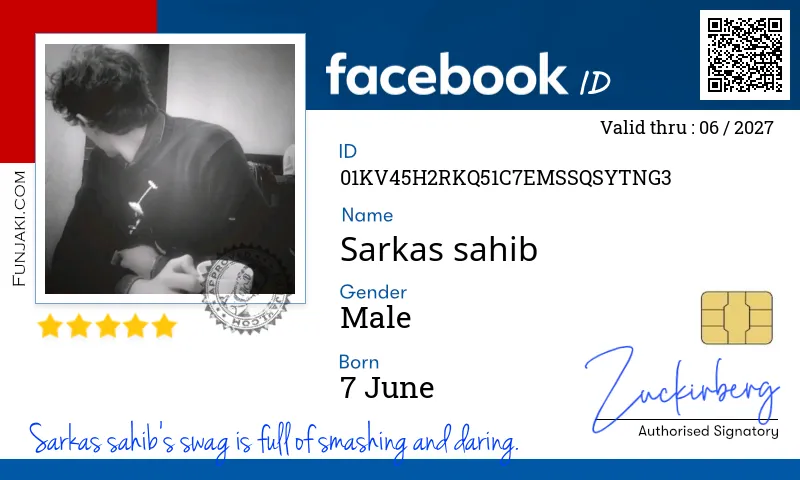 Facebook ID Card