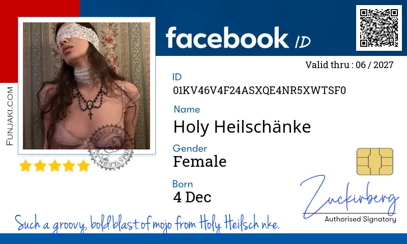 Facebook ID Card