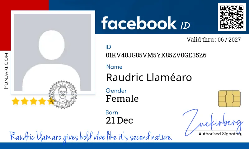 Facebook ID Card