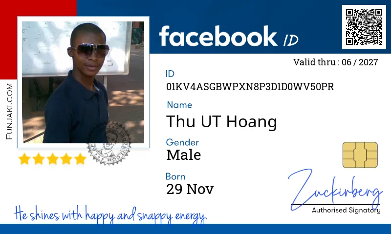 Facebook ID Card