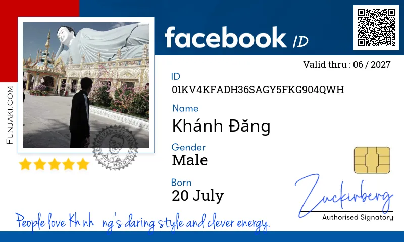 Facebook ID Card