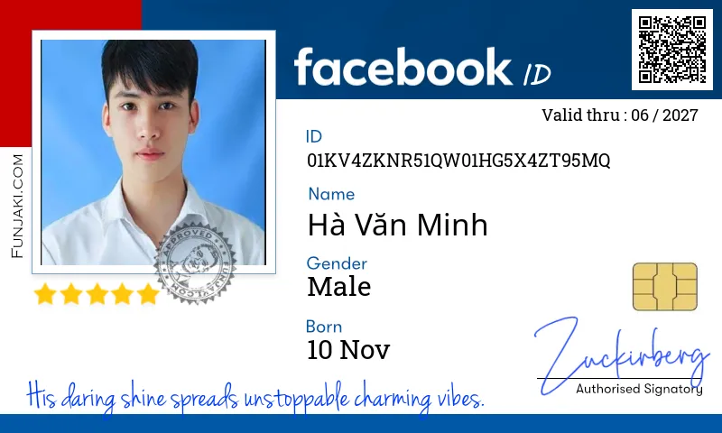 Facebook ID Card