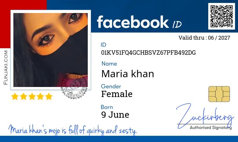 Facebook ID Card