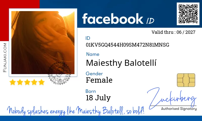 Facebook ID Card