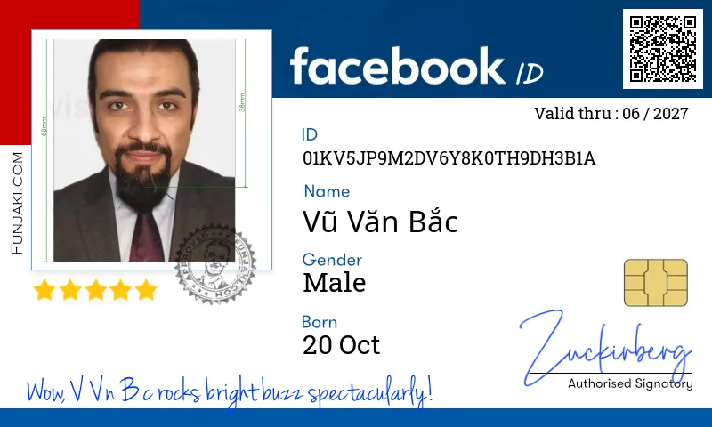 Facebook ID Card