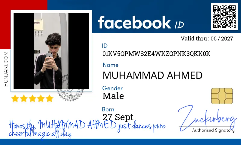Facebook ID Card