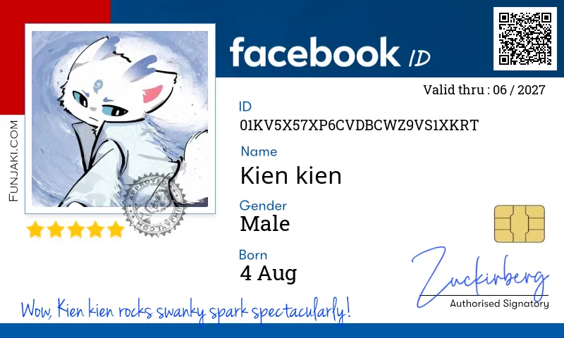 Facebook ID Card