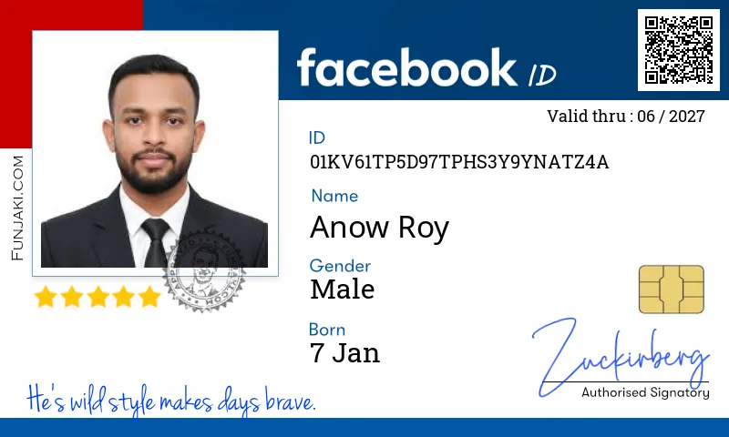 Facebook ID Card