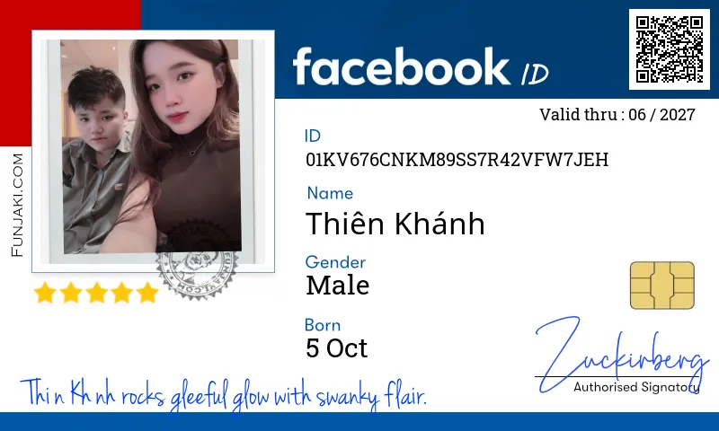 Facebook ID Card