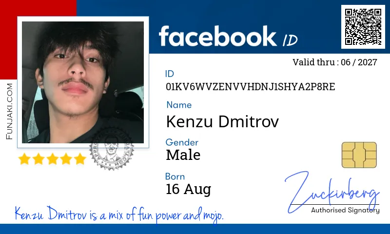 Facebook ID Card