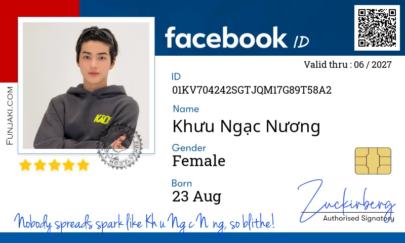 Facebook ID Card