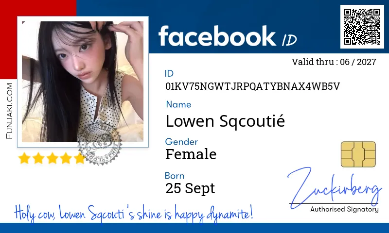 Facebook ID Card