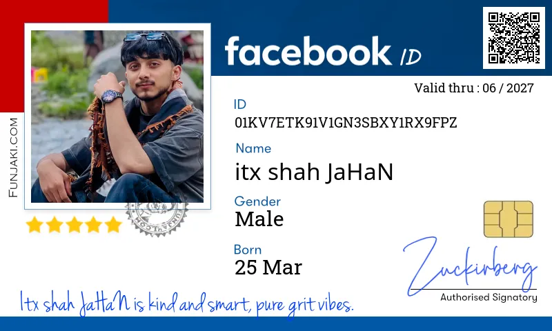 Facebook ID Card
