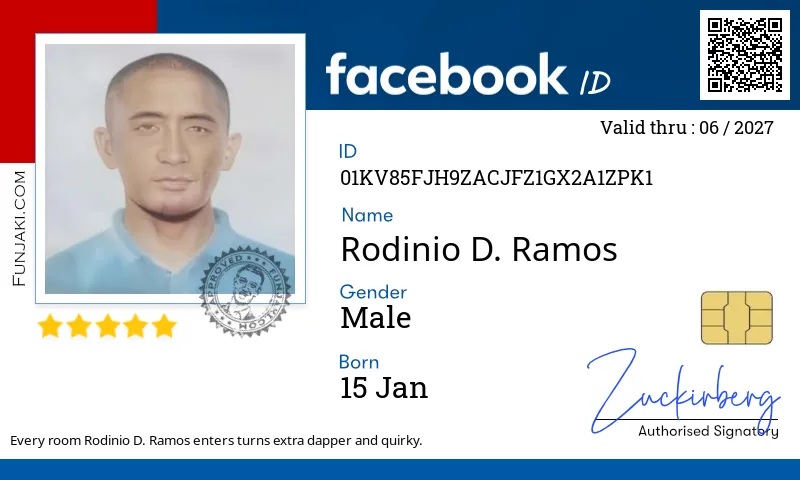 Facebook ID Card