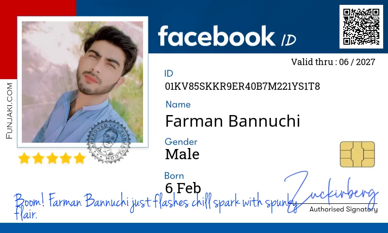 Facebook ID Card