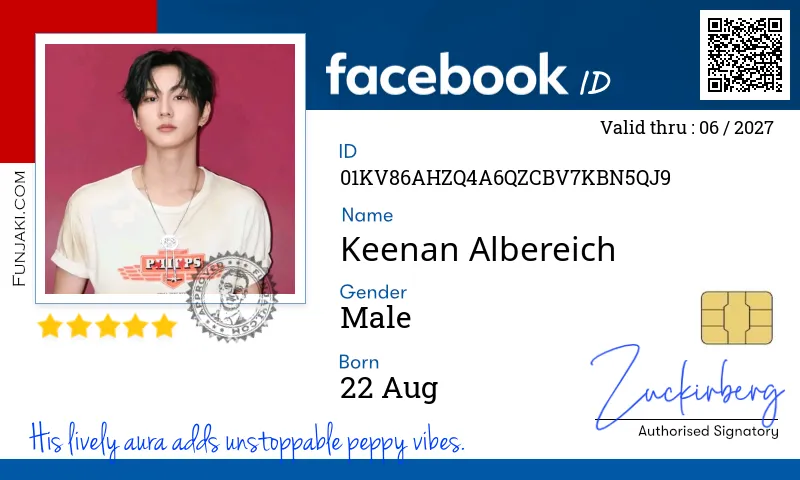 Facebook ID Card