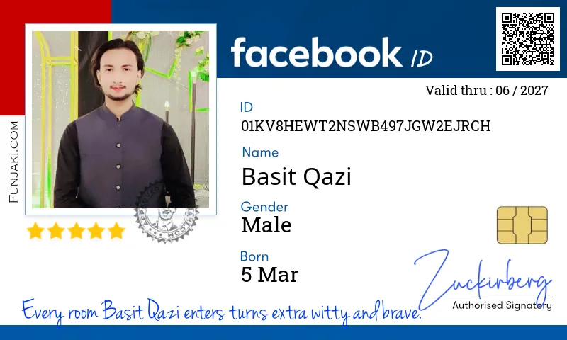 Facebook ID Card