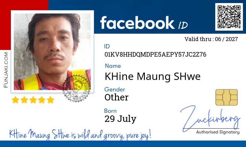Facebook ID Card
