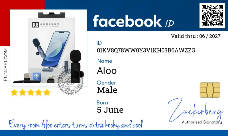 Facebook ID Card