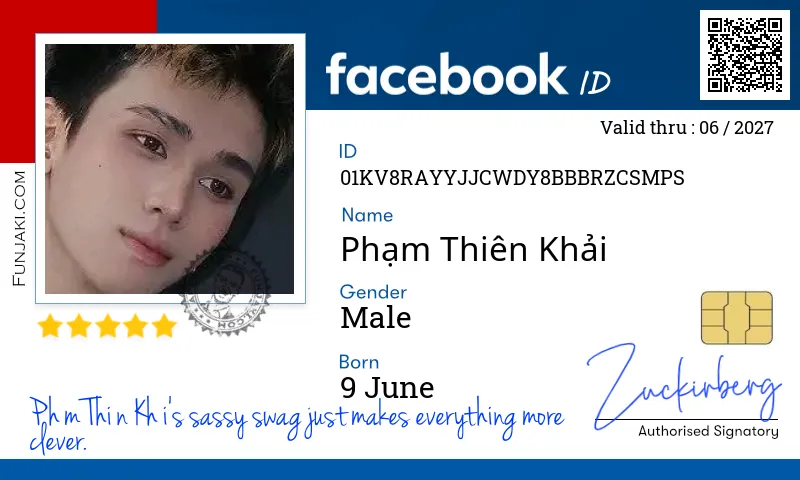 Facebook ID Card
