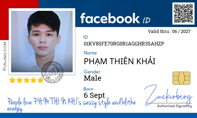 Facebook ID Card
