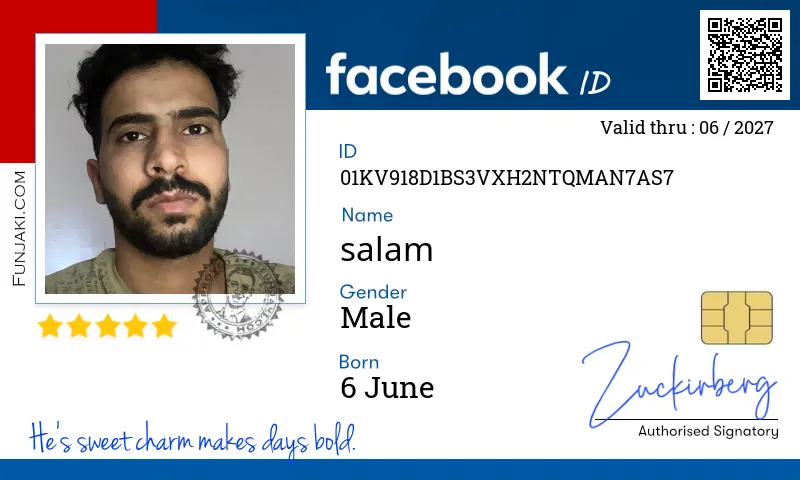 Facebook ID Card