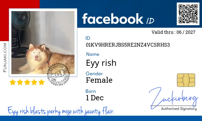 Facebook ID Card